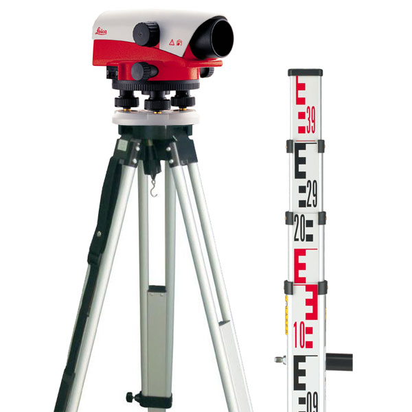 Leica 6010820 NA730 Plus Level Instrument Set Automatic 30x 