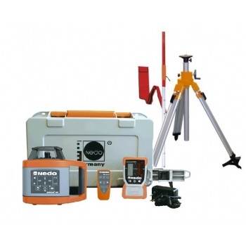 Nedo 471942 Sirius 1 HV Set2 Rotation laser + tripod + folding ruler!