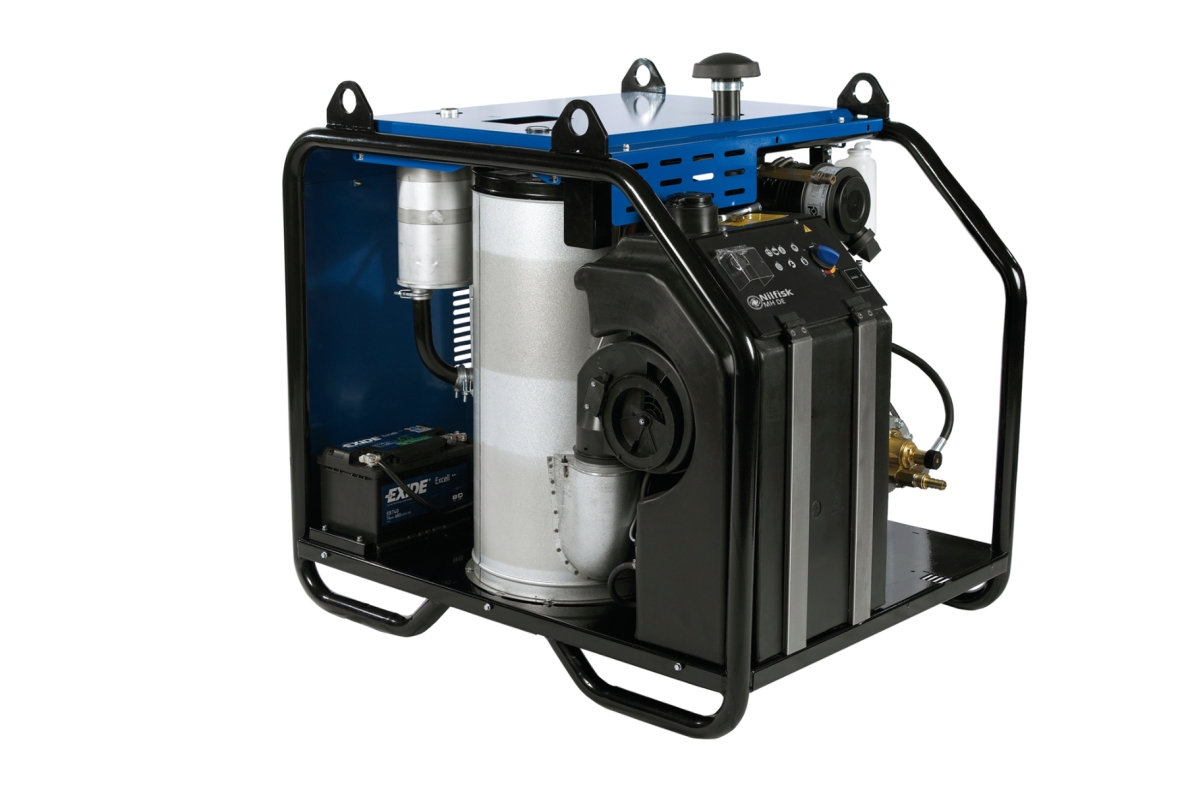 Nilfisk 106239635 MH 7P-220/1300 DE Hot water high pressure cleaner 220 Bar Diesel powered