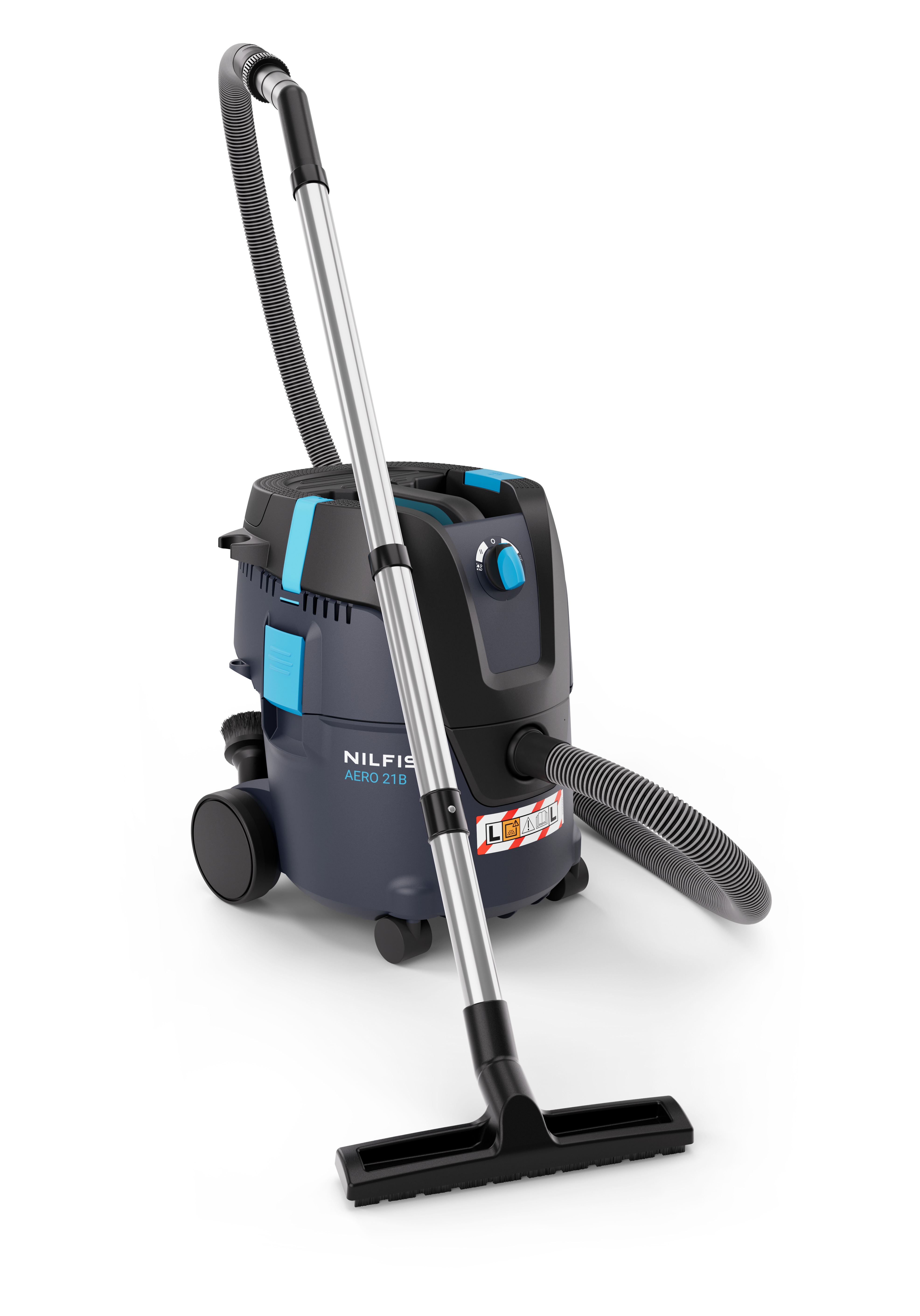 Nilfisk 107419700 AERO 21B-0L PC BP36V Battery Wet and Dry Vacuum 36V 160W incl. 1x 6Ah and charger