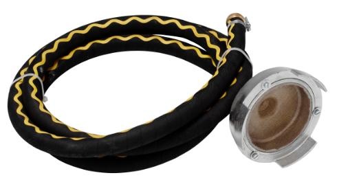 Nilfisk Accessoires 61256 Suction hose with filter, 3 meters rubber