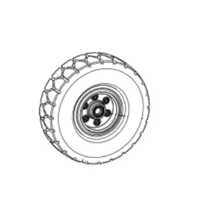 Nilfisk Accessoires 33022245 Set of polyurethane foam wheels