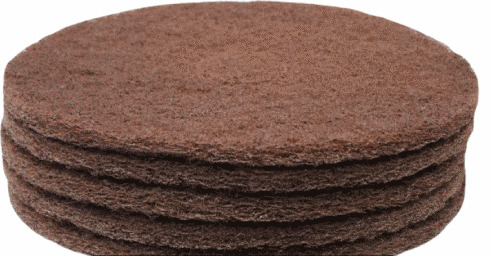 Nilfisk Accessoires 10001971 Brown ECO pad 17 inches (432 mm), 5 pieces