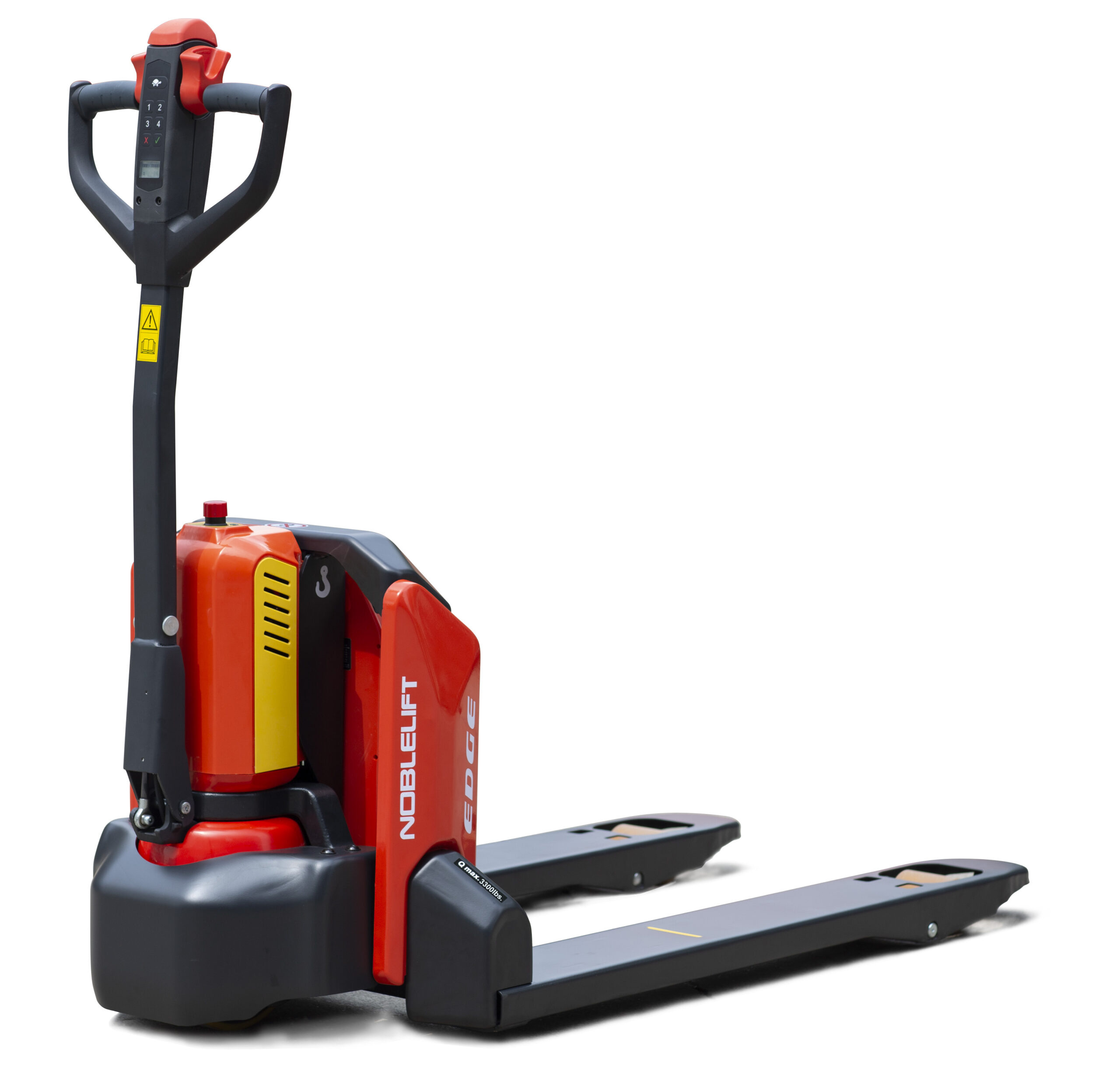 Noblelift PTE15N-EDGE Electric Pump Truck Li-Ion 1500kg poly tandem 1150x540mm 24V 36Ah battery and charger