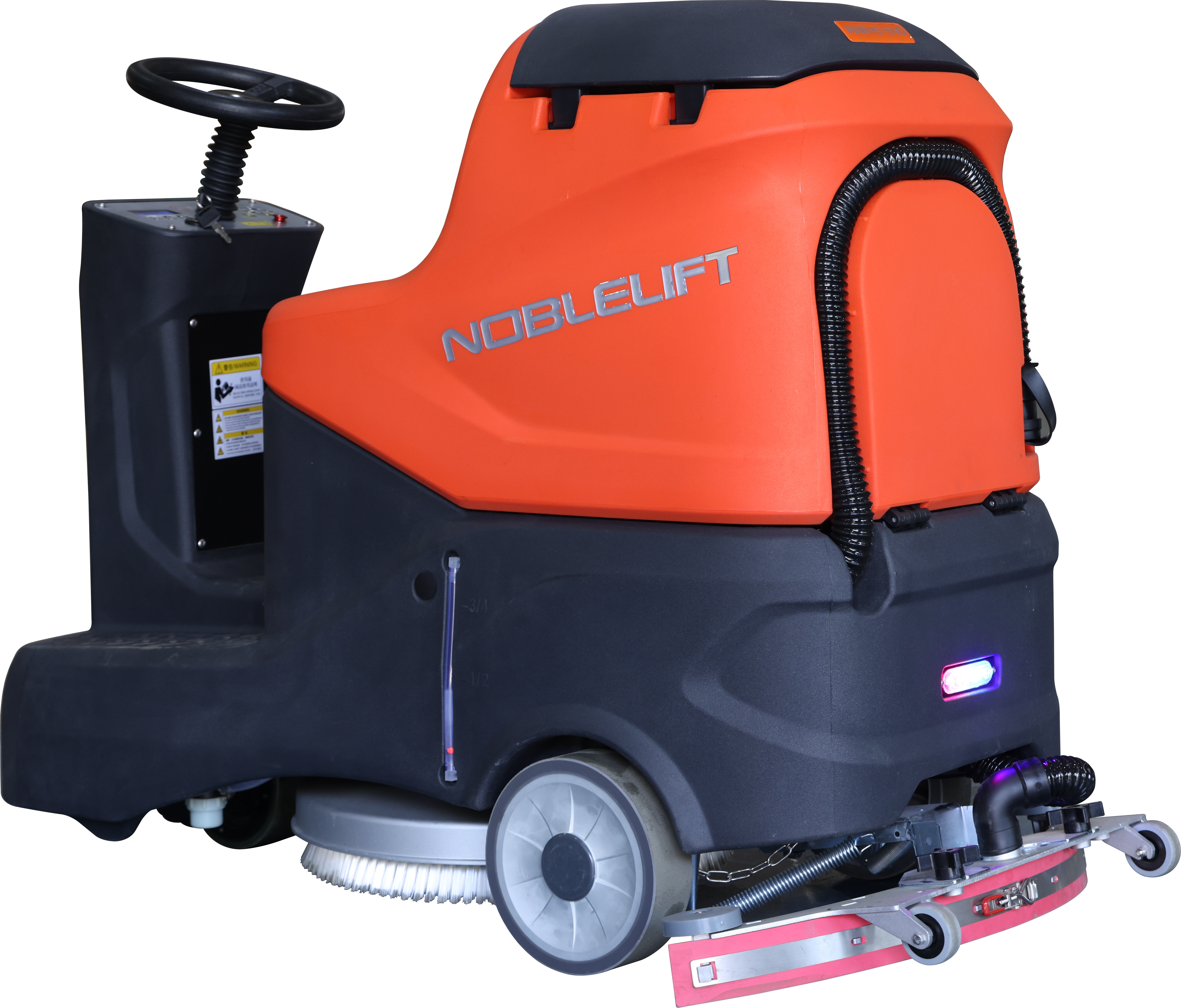 Noblelift NR530 Scrubber with seat 530mm 70l capacity 2x 12V 100Ah battery and charger