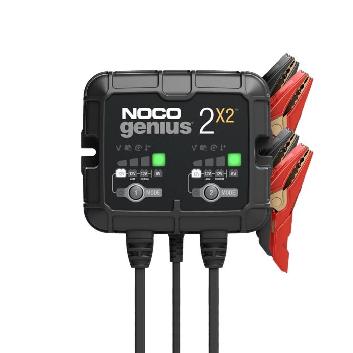 Noco GENIUS2X2 Battery Charger Multibank 6/12 V 1 - 40 Ah 2X