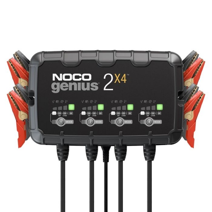 Noco GENIUS2X4 Battery Charger Multibank 6/12 V 1 - 40 Ah 4X