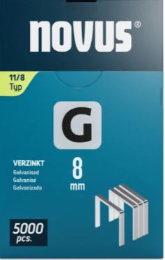 Novus 042-0766 Not with flat wire G 11/8mm (5,000 pieces)