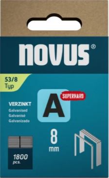 Novus 042-0775 Staple with fine thread A 53/8 mm Superhard (1800 pieces)