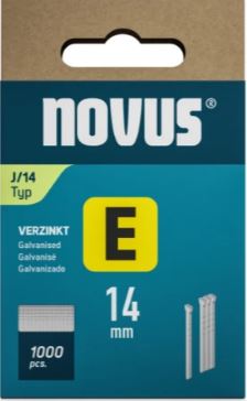 Novus 044-0088 Tacker nails E J/14mm (1,000 pieces)