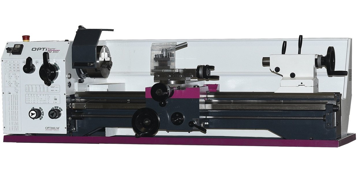 Optiturn 713403010 TM3110 Metal lathe 400V 1.1 kW Center distance 1000 mm spindle bore 38 mm 