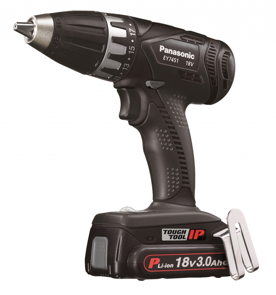 Panasonic EY7451PN2S Cordless Drill 18 Volt 3.0 ah Li-ion in systainer