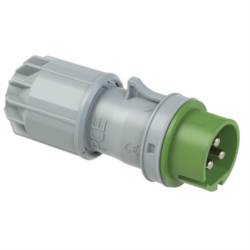 PCE 41.140 Plug CEE 32A - 24/42V - 3P - IP44 - 4h - green