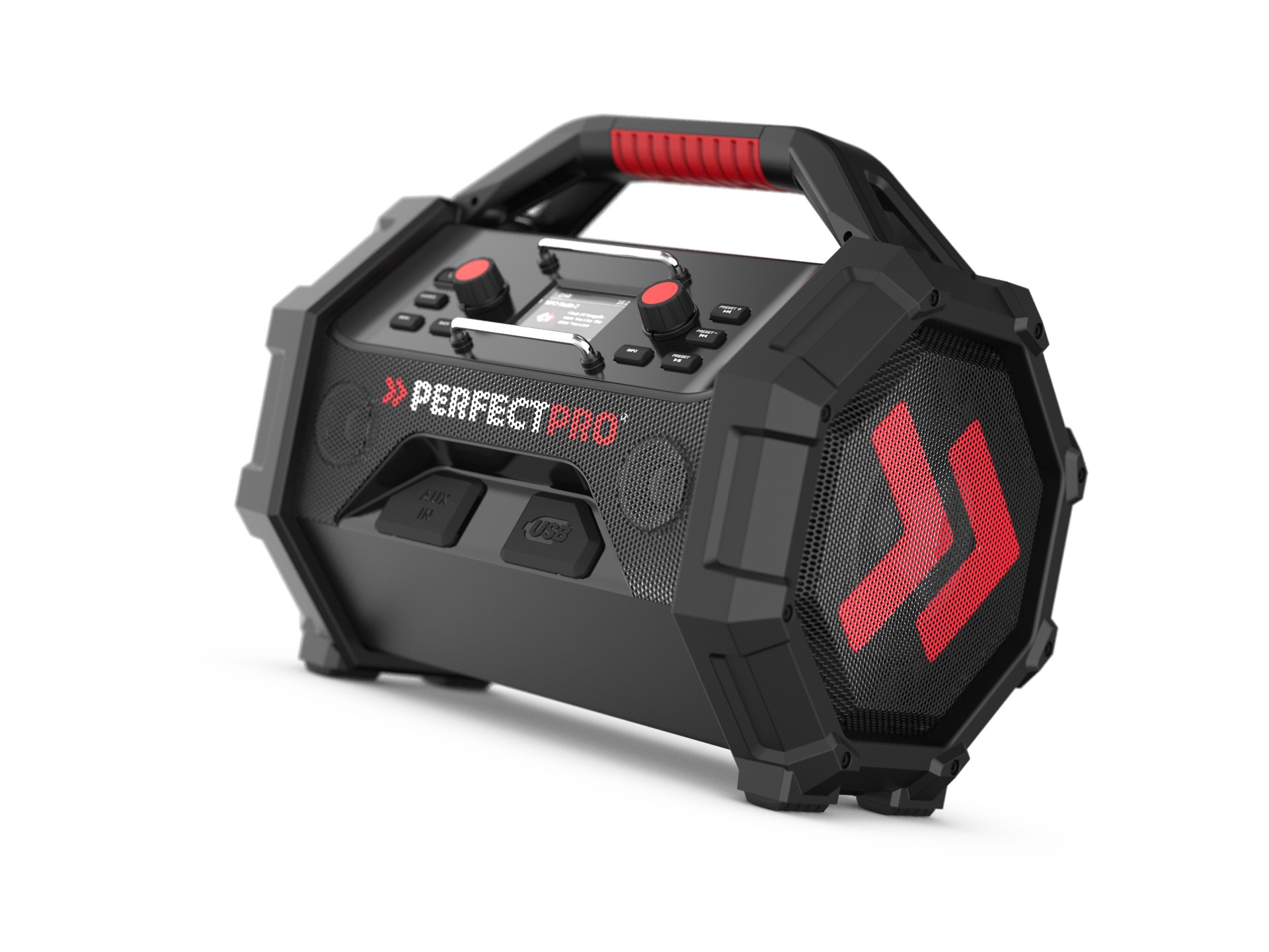 PerfectPro OCT-18V Rocktagon 18V Construction Radio