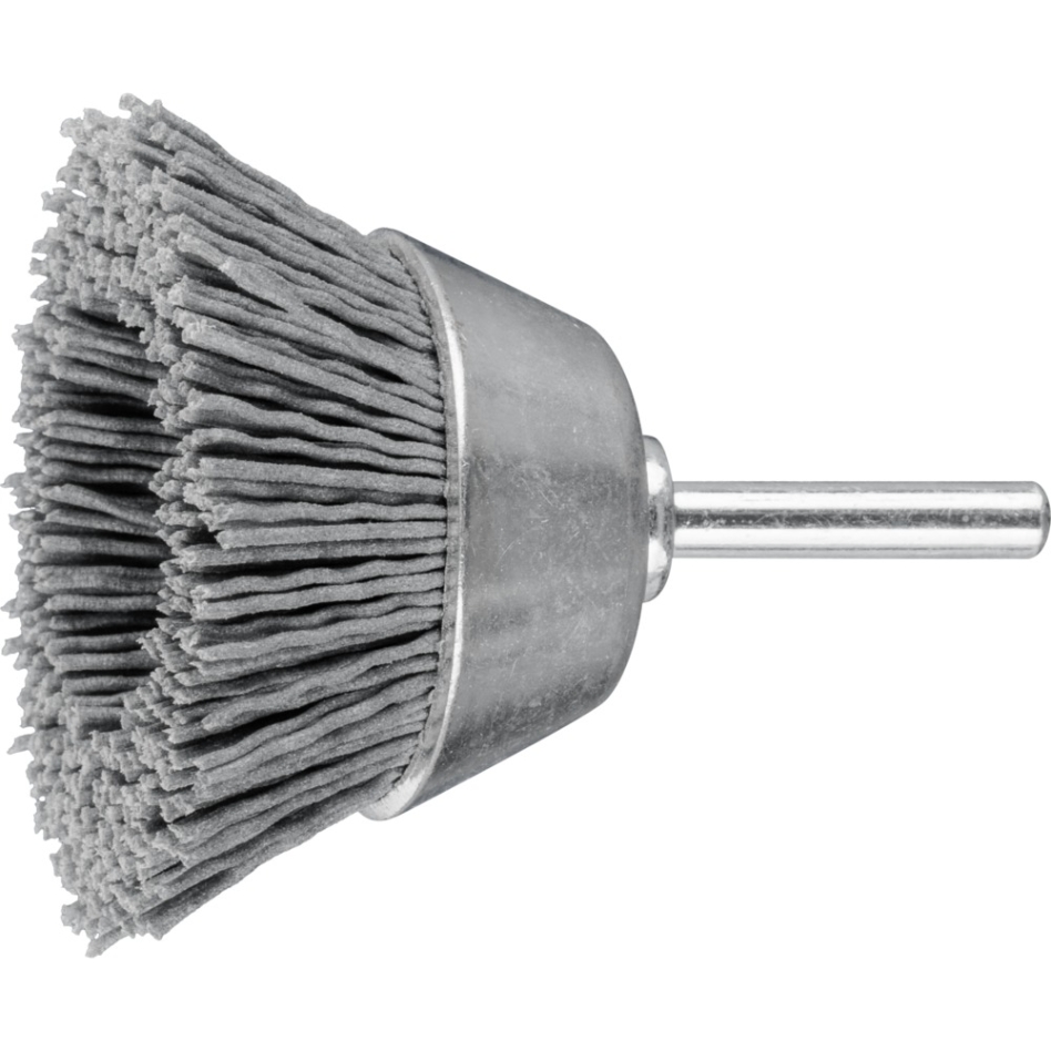 Pferd 43298013 Cup brush single-row TBU Ø 50 mm shank dia. 6 mm SiC filament wire Ø 0.90 grit 180
