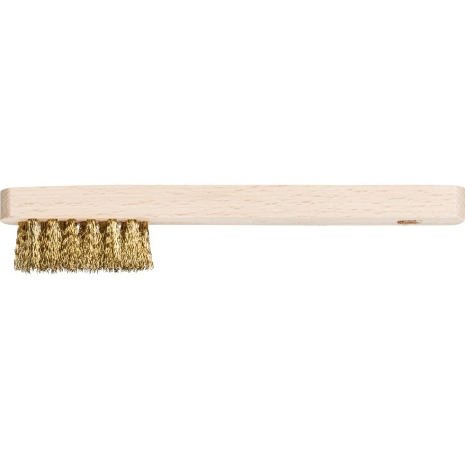 Pferd 43677002 Hand brush for spark plugs HBZ 3 rows of brass wire-Ø 0.15 mm