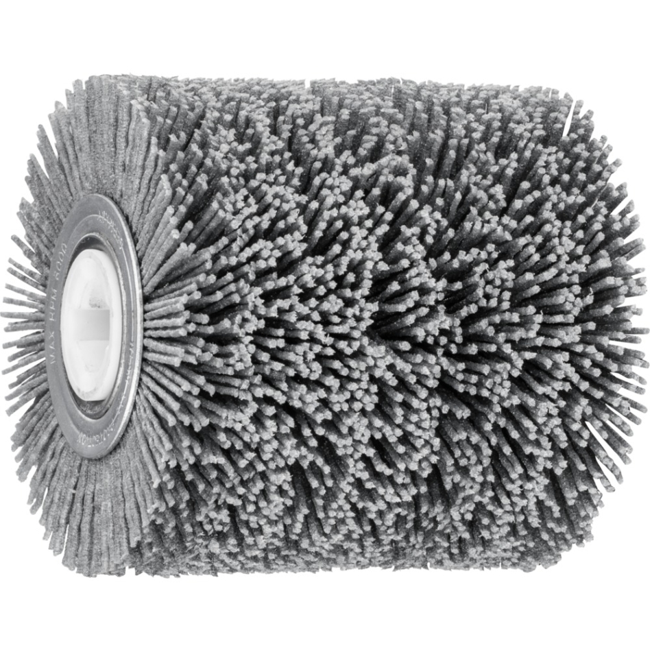 Pferd 43509005 Roller Brush WBU Ø 100x100x19.1 mm bore SiC filament wire Ø 1.27 grit 80 satin