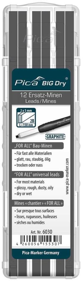Pica PI6030 BIG Dry Refill Graphite