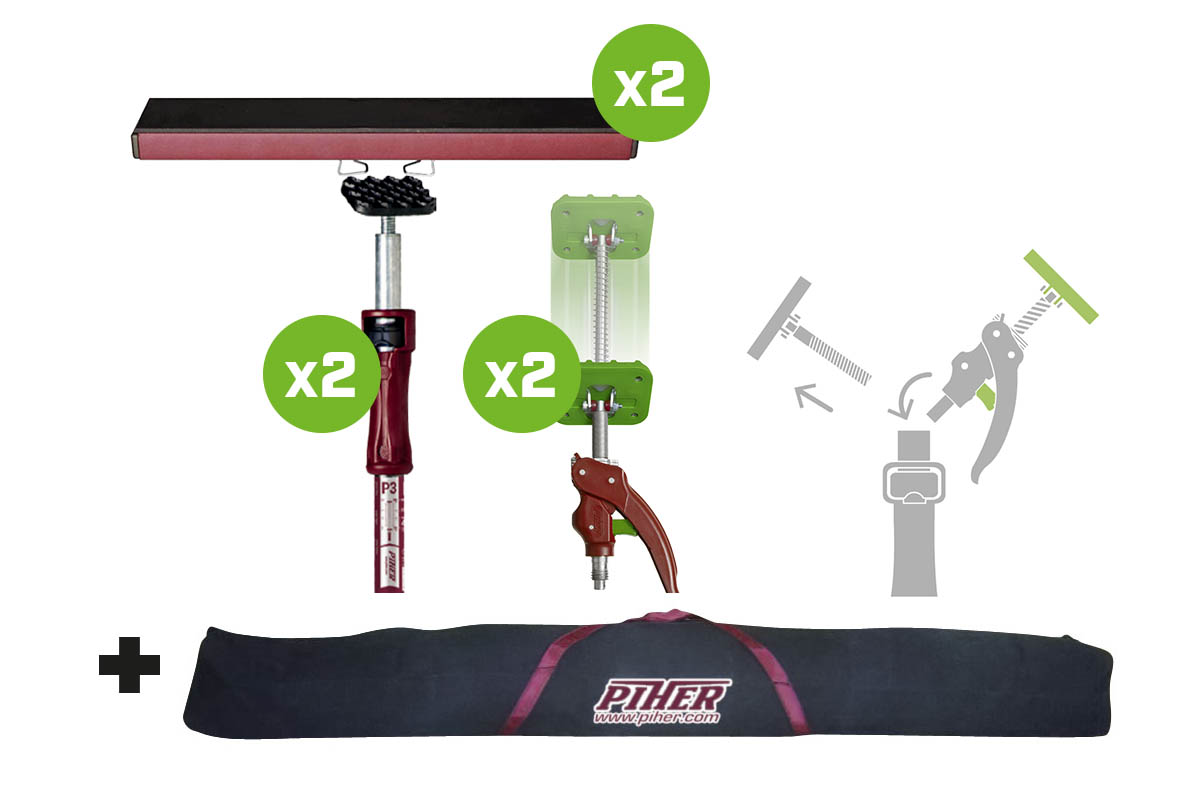 Piher 34017 Mounting kit 7-piece