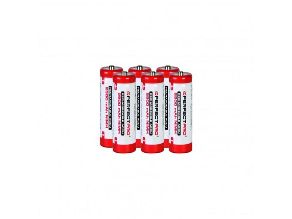 PerfectPro B-AA6 Rechargeable batteries AA 2500mAh 6 pieces
