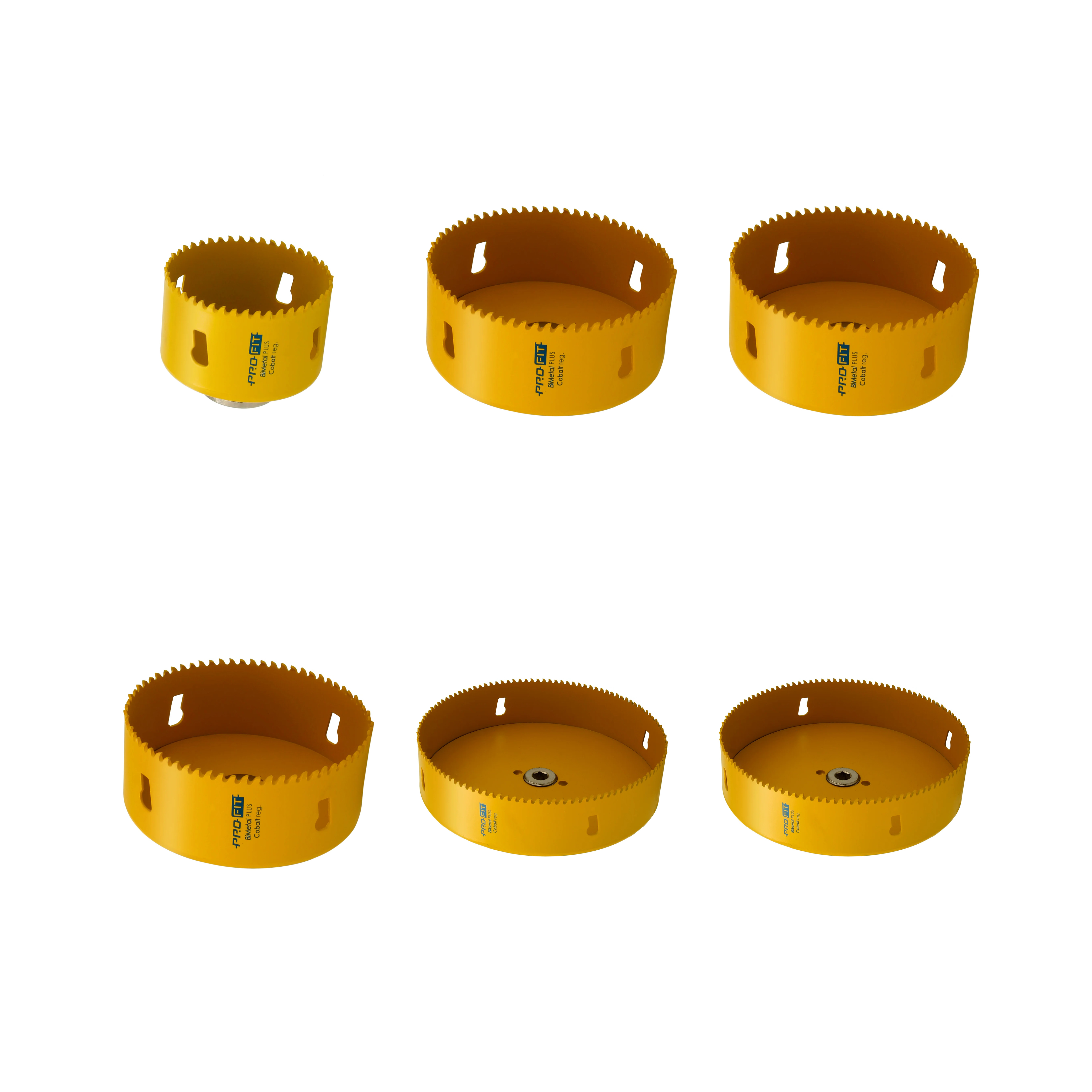 ProFit 0905862101 Bimetal Plus Regular Hole Saw Set 86/108/111/133/168/210 mm