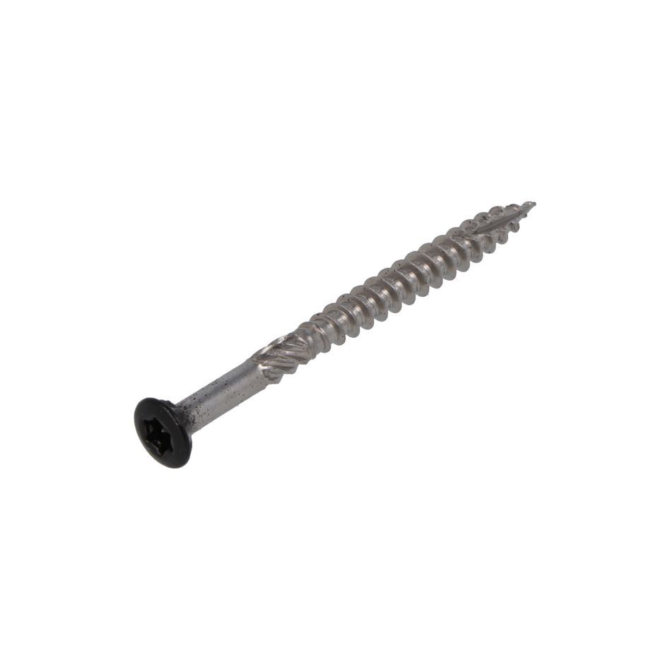 Proftec 5207.31.25405 Garden wood screw stainless steel-410 LK Black head +Cutting tip TX-20 4.0 x 35/24 mm - 200 pieces
