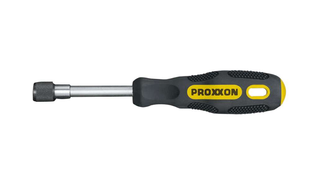 Proxxon 22284 Screwdriver with 1/4" magnetized bit holder and spring sleeve