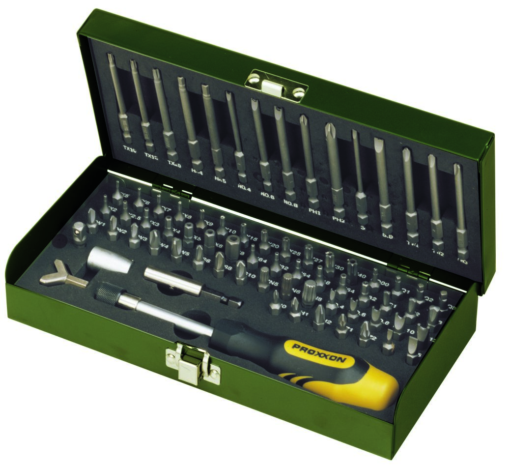 Proxxon 23107 Safety bits set 75 piece