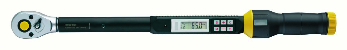 Proxxon 23338 Electronic MicroClick Torque Wrench MC 200/E 20 - 200 Nm 1/2"