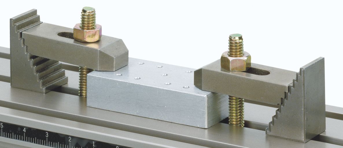 Proxxon 24256 Clamps made of steel milled to mat. thickness 20 mm, 2ST