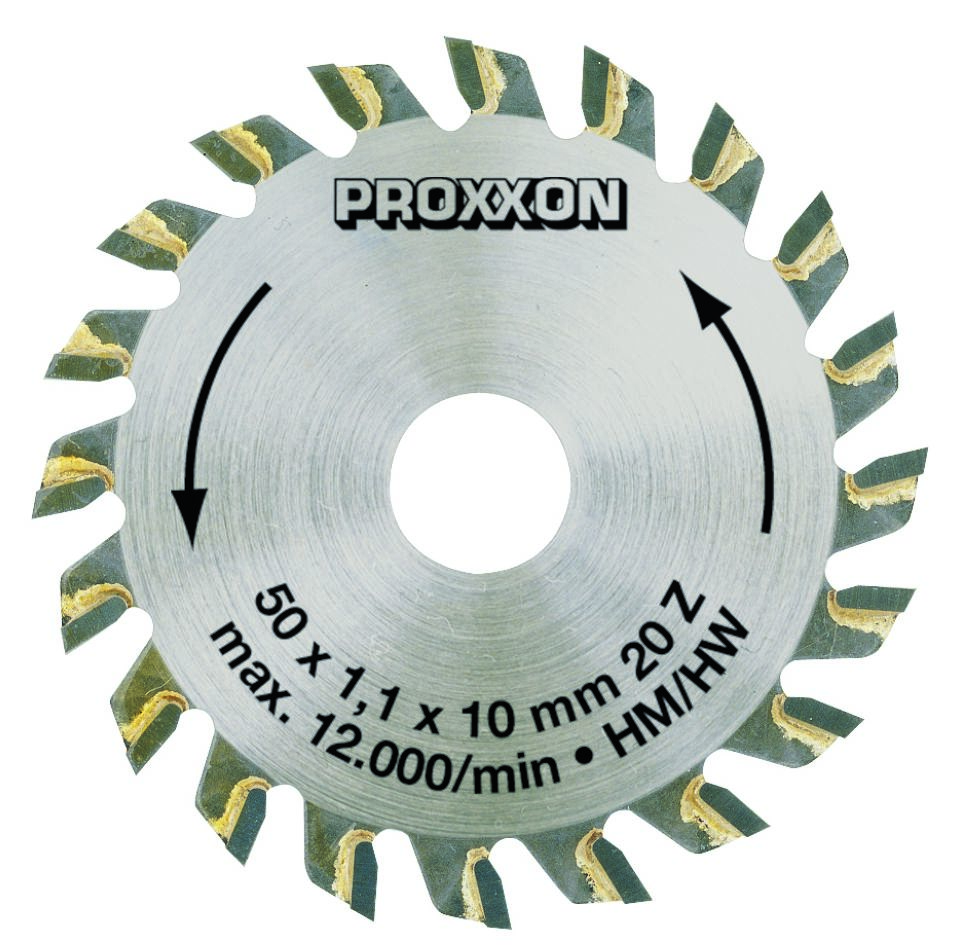 Proxxon 28017 Circular saw blade Tungsten carbide welded 50 x 1 mm 20T