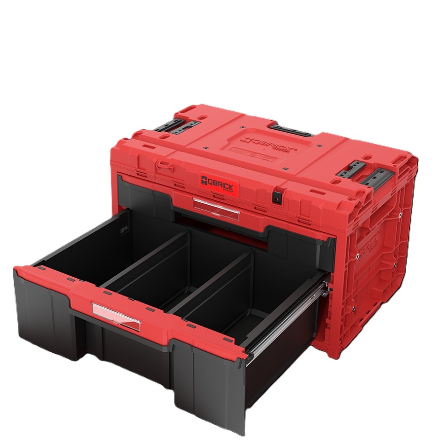QBrick SKRQONED2PCZEPG001 System ONE DRAWER 2 PLUS TOOLBOX 2.0 RED ULTRA HD CUSTOM Tool Case