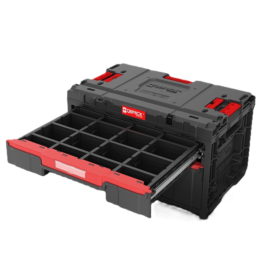 QBrick SKRQONED2PCZAPG001 One tool box Plus with 2 drawers Toolbox