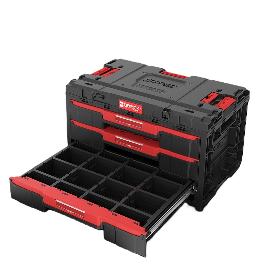 ちゃこ　3box QBrick SKRQONED3CZAPG001 One tool box with 3 drawers Toolbox 2.0