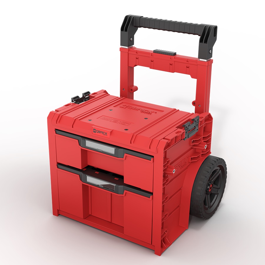 QBrick SKRWQCP2PD2CZEPG001 QBRICK SYSTEM PRO CART 2.0 PLUS DRAWER 2 Red Ultra HD Custom