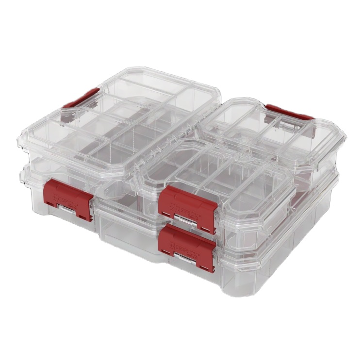 QBrick Z262688PG001 Regular Organizer Compact Set 1 T Assortment case transparent