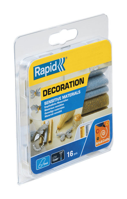 Rapid 40108463 Oval Low temperature coloured glue sticks
