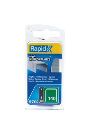 Rapid 40109514 No. 140 flat wire staples 8 mm  970 pieces