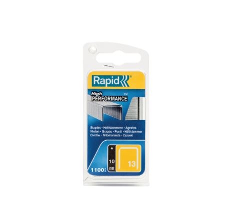 Rapid 40109521 No. 13 Fine Wire Staples 10 mm  1,100 pcs.