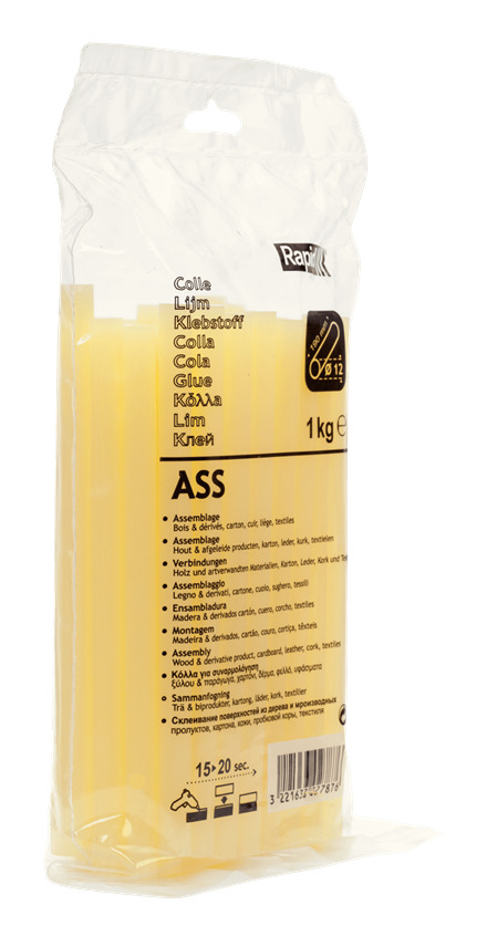 Rapid 40302787 12mm Professional ASS packaging glue sticks