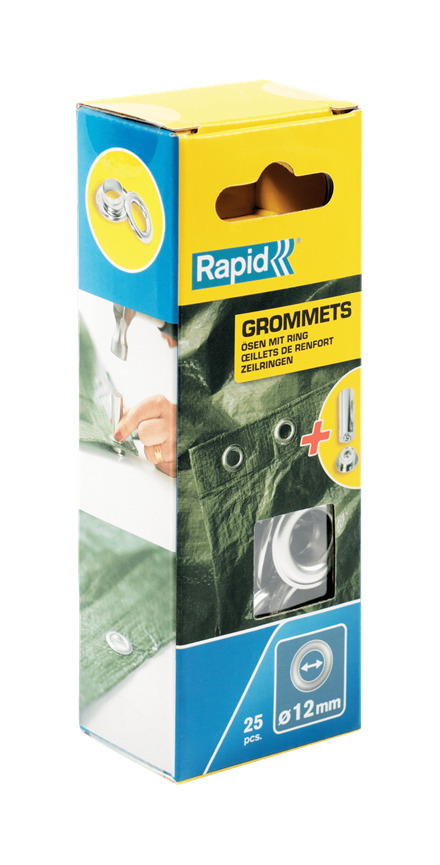 Rapid 5000413 Grommets Ø23 x 12 mm  25 pieces