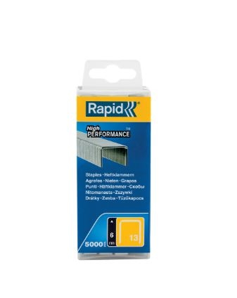 Rapid 40303079 Rapid No. 13 Fine Wire Staples 6 mm  5,000 pcs.