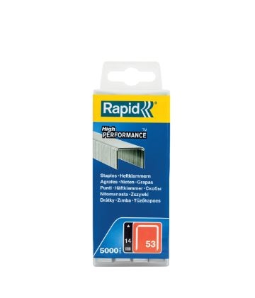 Rapid 40303087 No. 53 High-Performance wire Staples 14 mm  5,000 pcs.