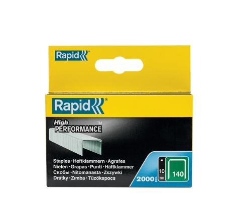 Rapid 11908131 No. 140 flat wire staples 8 mm  2,000 pieces