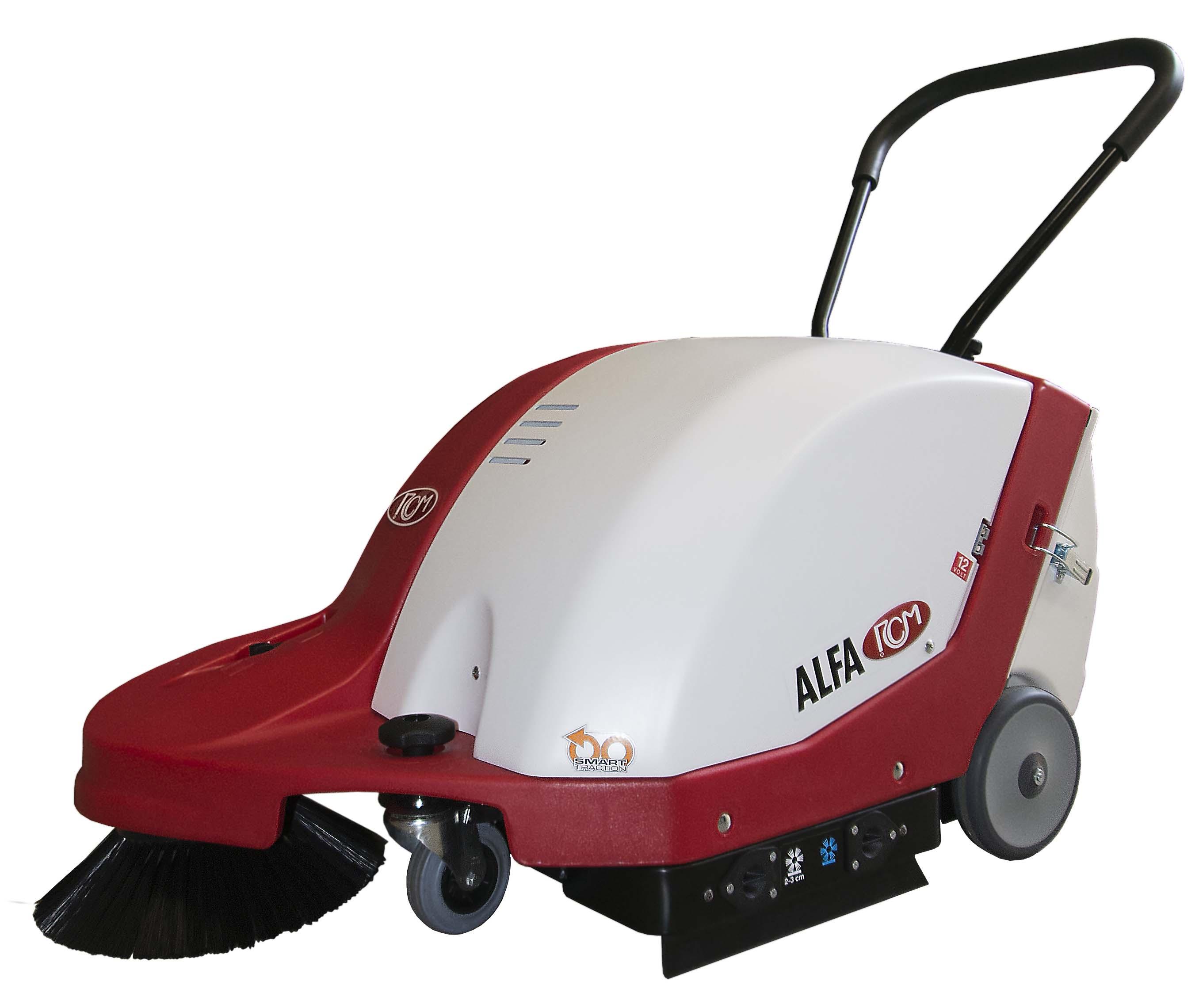 RCM 35.00.133-GE Alfa E Walk-behind sweeper 43l incl. gel batteries and external charger