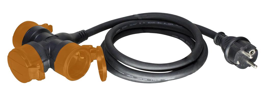 Relectric RELEC493135 PRO Extension cord 5Mtr 3-way 3 x 1.5 mm