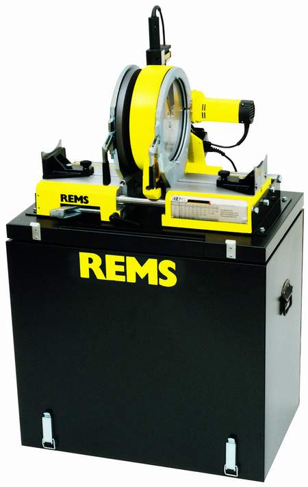 Rems 254025 R220 SSM 250 KS-EE plastic pipe welder 75-250 mm with 45 degree capability
