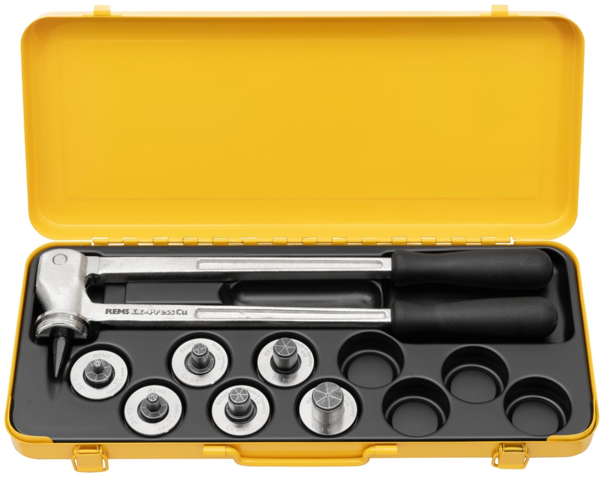 Rems 150017 R Ex-Press Cu Set 3/8-1/2-5/8-3/4-7/8-1 1/8 Manual tube expander