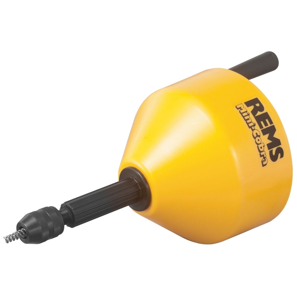 Rems 170010 R 170010 Mini-Cobra Pipe unclogger for manual and electrical operation