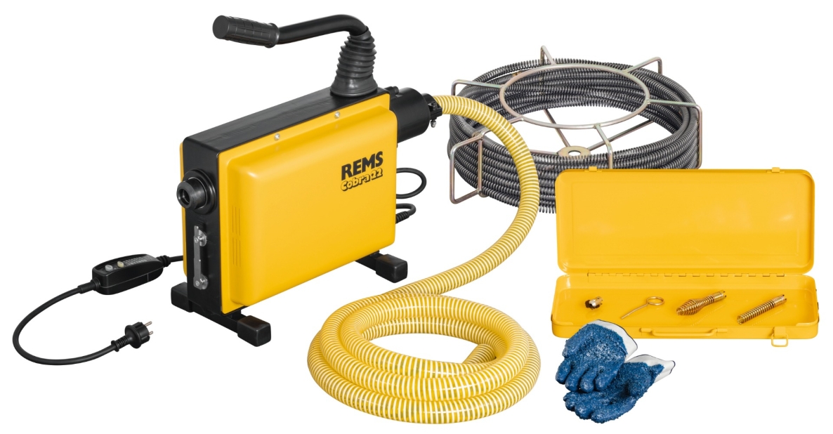 Rems 172010 R220 Cobra 22 Set 16 Electric Pipe Unblocking Machine